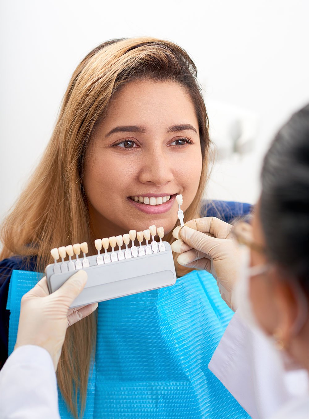 teeth check-up for porcelain veneers